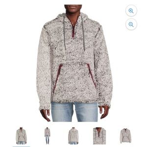 Ocean Current Sherpa Hoodie Size Small